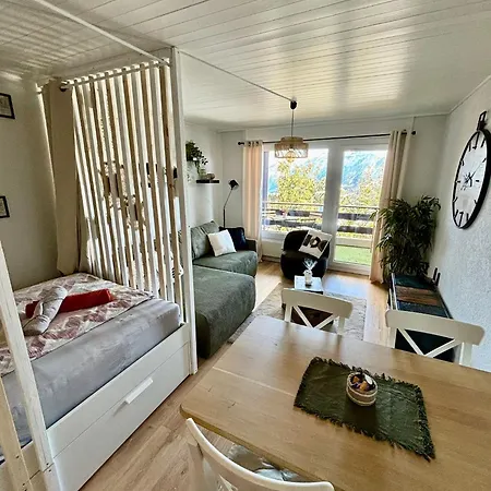 Vue Imprenable Sur Les Alpes Et Parking Prive Gratuit Apartment Crans-Montana
