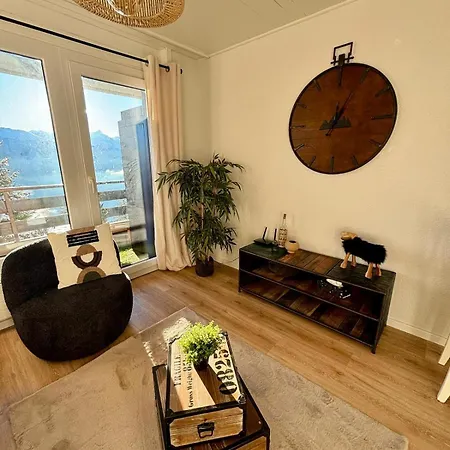 Vue Imprenable Sur Les Alpes Et Parking Prive Gratuit Apartment Crans-Montana